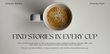 Chermy Font Poster 7