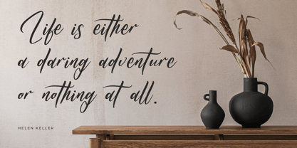 Dahlliaty Rofahness Font Poster 2