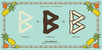 BAMBOO Font Poster 8