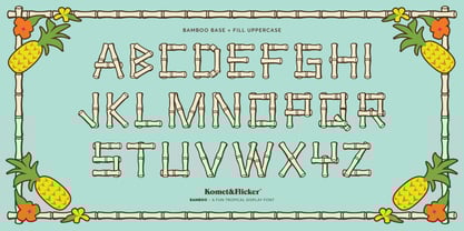BAMBOO Font Poster 2