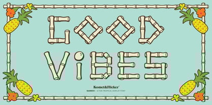 BAMBOO Font Poster 5