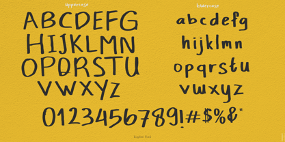 Kogilne Font Poster 5