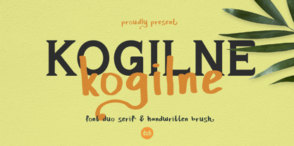 Kogilne Font Poster 1