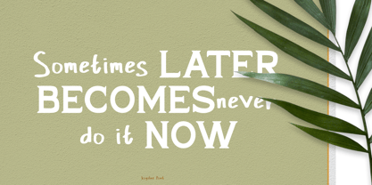 Kogilne Font Poster 6