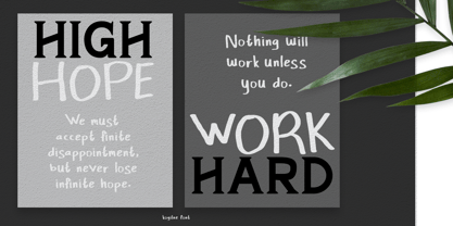 Kogilne Font Poster 10