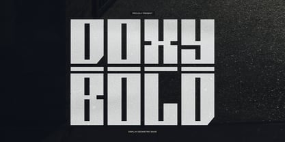 Doxy Bold Font Poster 1
