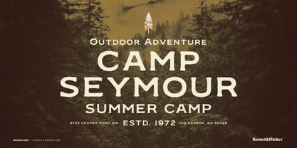 Mission Peak Font Poster 8