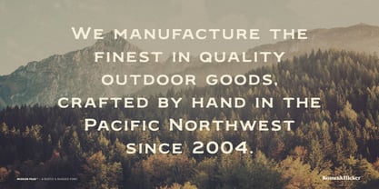 Mission Peak Font Poster 4