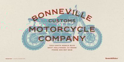 Mission Peak Font Poster 2