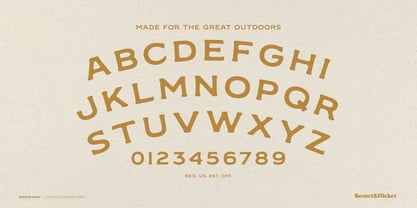 Mission Peak Font Poster 14