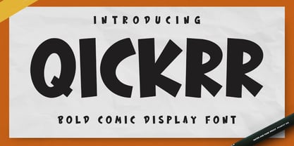 MC Qickrr Font Poster 1