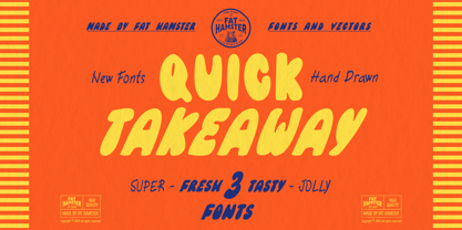Quick Takeaway Font Poster 1
