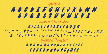 Quick Takeaway Font Poster 13