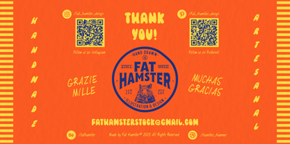 Quick Takeaway Font Poster 15