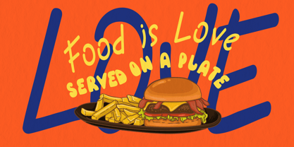 Quick Takeaway Font Poster 9