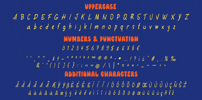 Quick Takeaway Font Poster 14