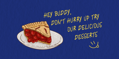 Quick Takeaway Font Poster 4