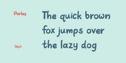 Parley Font Poster 9
