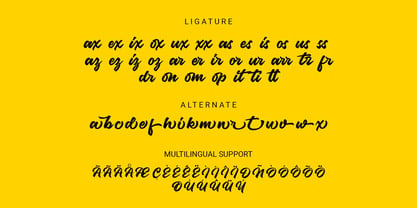 Kington Font Poster 12