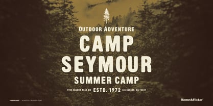 Timberlake Font Poster 8