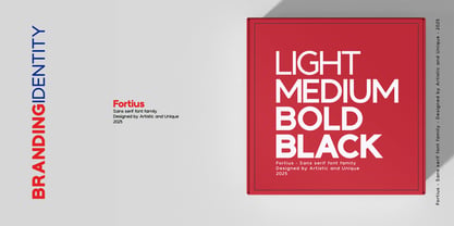 Fortius Font Poster 15
