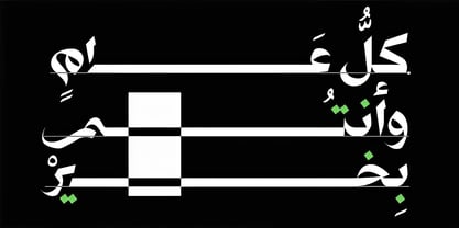 Best F. Ever Arabic Font Poster 4