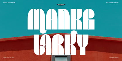 Manke Larky Font Poster 1