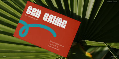 Manke Larky Font Poster 9