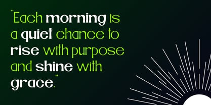 Karom Display Font Poster 4