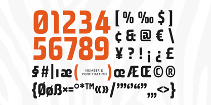 Bracked Font Poster 11