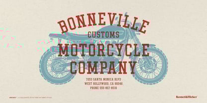 UPSTATE Font Poster 2