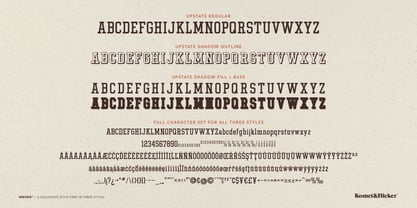 UPSTATE Font Poster 15