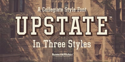 UPSTATE Font Poster 1