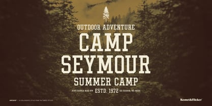 UPSTATE Font Poster 8