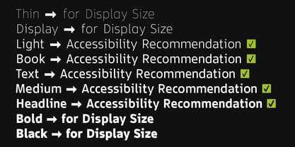 Accessibility Font Variable Font Poster 4