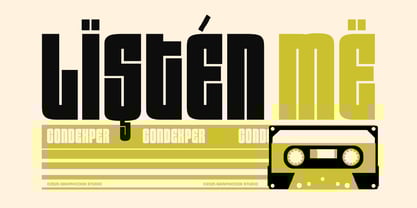 Cook Condexper Font Poster 8