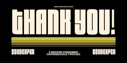 Cook Condexper Font Poster 10