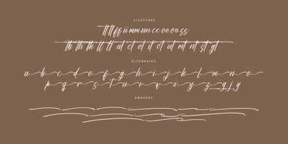 Qenithamy Blainora Font Poster 8