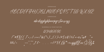 Qenithamy Blainora Font Poster 7