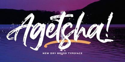 Agethsa Font Poster 1