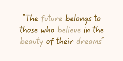 Mainly Note Font Poster 3