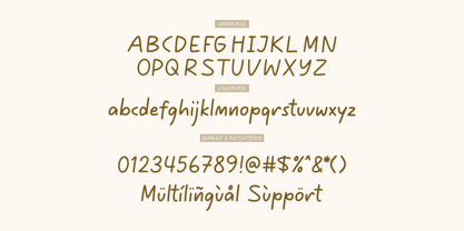 Mainly Note Font Poster 8