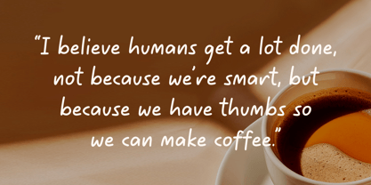 Mainly Note Font Poster 7