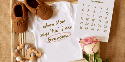 Mainly Note Font Poster 2