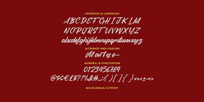 MC Miantese Font Poster 7