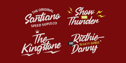 MC Miantese Font Poster 3