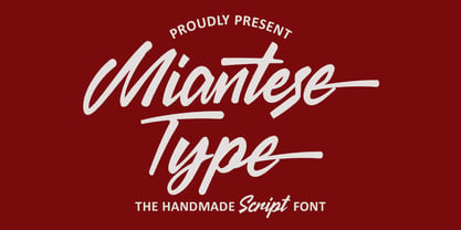 MC Miantese Font Poster 1