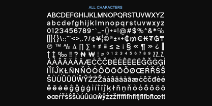 Hectures Font Poster 5