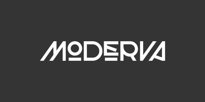 Moderva Font Poster 1