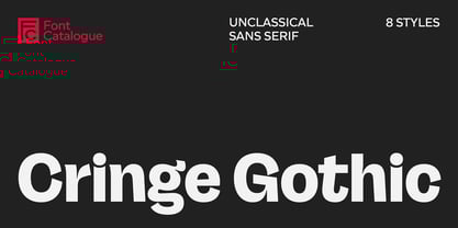 Cringe Gothic Font Poster 1